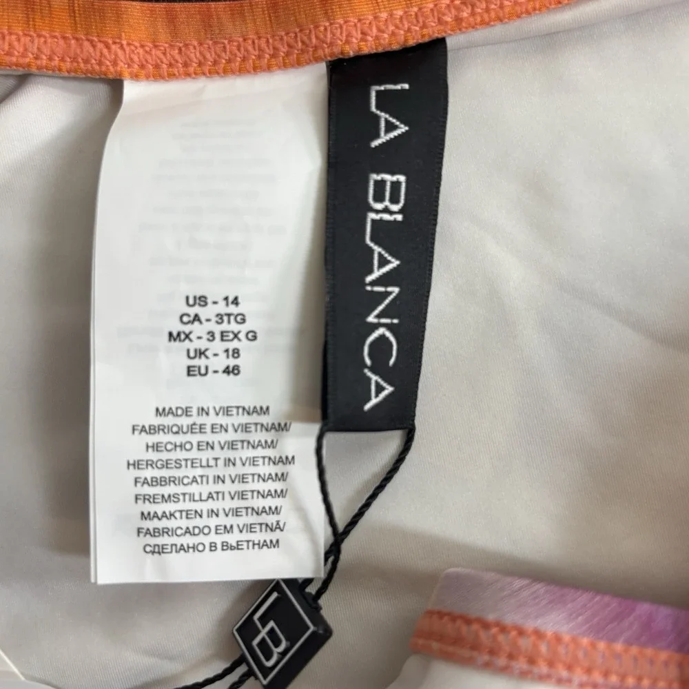 Lablanca Upon Horizon Women's Bikini‎ Size 14 NWT